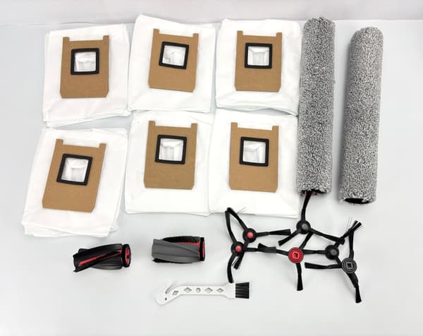 17-piece Accessory Kit Compatible with Eufy RoboVac E28 Omni/E25 Omni - Main Brushes, Side Brushes, Dust Bags