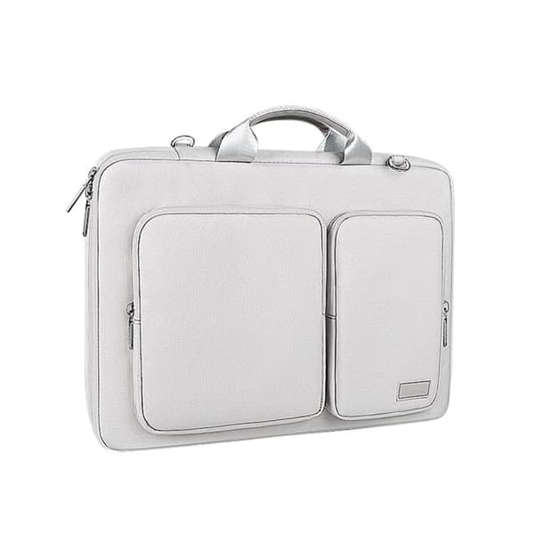 INF Laptop Sleeve with Shoulder Strap Silvergrå L