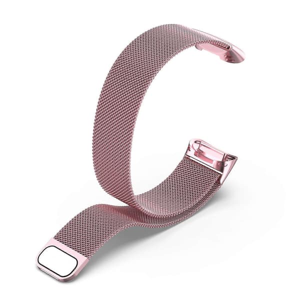 Milano Magnetisk Metalarmbånd til Fitbit Charge 5_MGF Pink