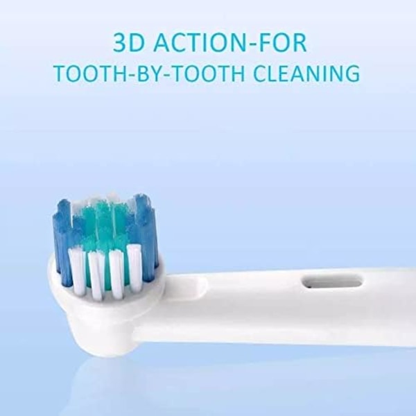 Tandborsthuvuden kompatibla med Braun Oral B elektriska tandborstar (8-pack)