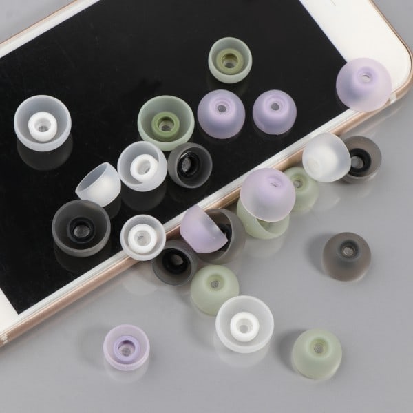 3 par In-Ear Hörlurar för Galaxy Buds2 Hörlurar Silikonfodral Kapsel Ersättning SM-R177 Hörlurar Öronproppar Öronkuddar Svart