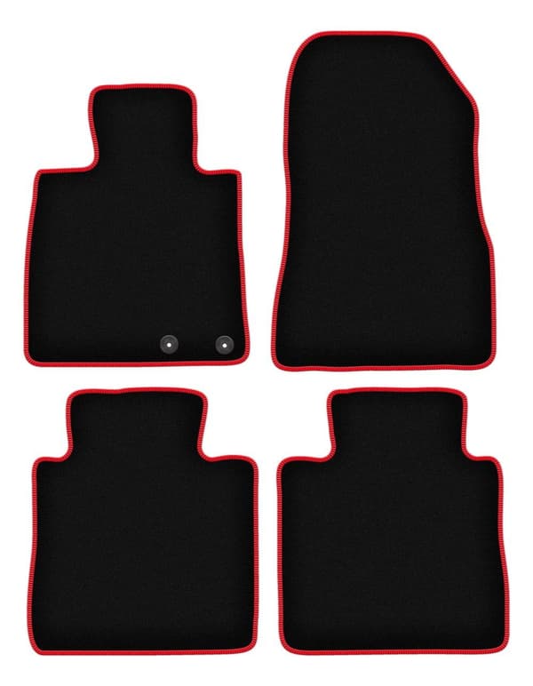 CARLUX-RED bilmåtter til: Nissan Note II hatchback (2012-)_MGF