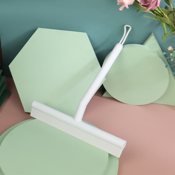 Brusergummiskraber, vinduesgummiskraber med holder Hvid White