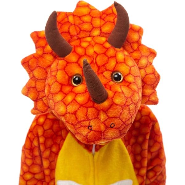 Lasten unisex-hyppyasu, 2023 eläinpuku onesie yöpaita pyjama huppuinen yöasu cosplay kigurumi yöasu joulu halloween reddinosaur 120