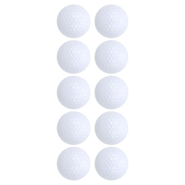 10 stk. dobbeltlags golftræningsbolde, bløde puttetræningsbolde, golftilbehør 0.3