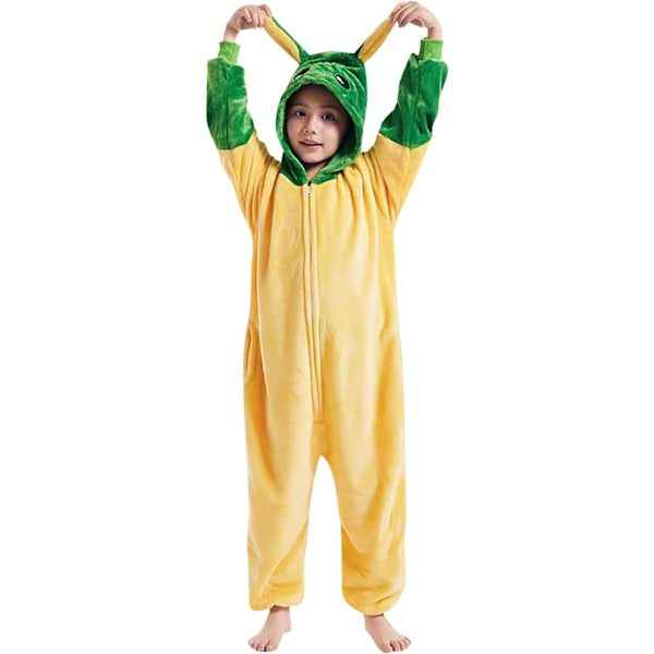 Barn/Unisex Fancy Dress Dyre Kostyme Onesie Pyjamas Jumpsuit Cosplay Kigurumi Jul Halloween Fancy Dress Yoda2 110