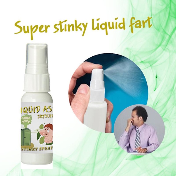 3x Tricky Flytende Raps, 30ml Morsom Tricky Raps Spray, Rumpe Raps Spray Ekstremt Dårlig Luktende Tricky Leke, Sikker og Bærbar Rumpe Raps Sprayer, Stinky Ass F