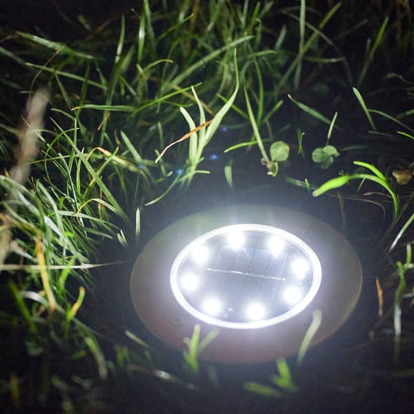 Marklamper med solcelle – 12 stk. LED for hage_MGF