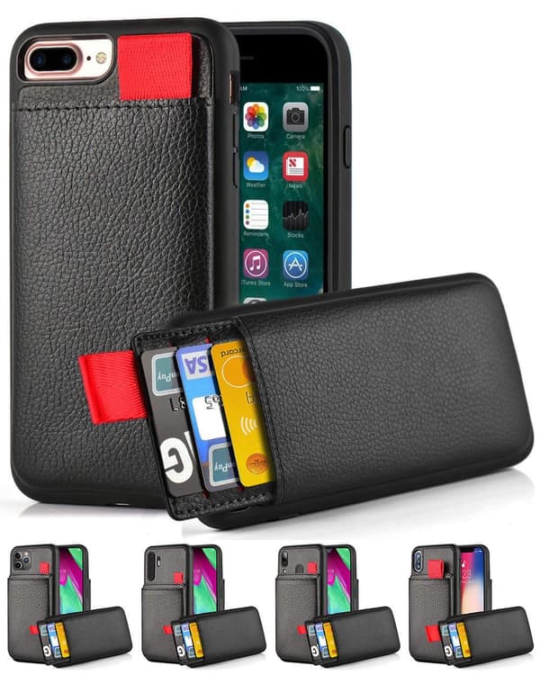iPhone/Samsung/Huawei - Mobilskal - Dolt Kortfack / Korthållare_MGF iPhone 12 Pro Max