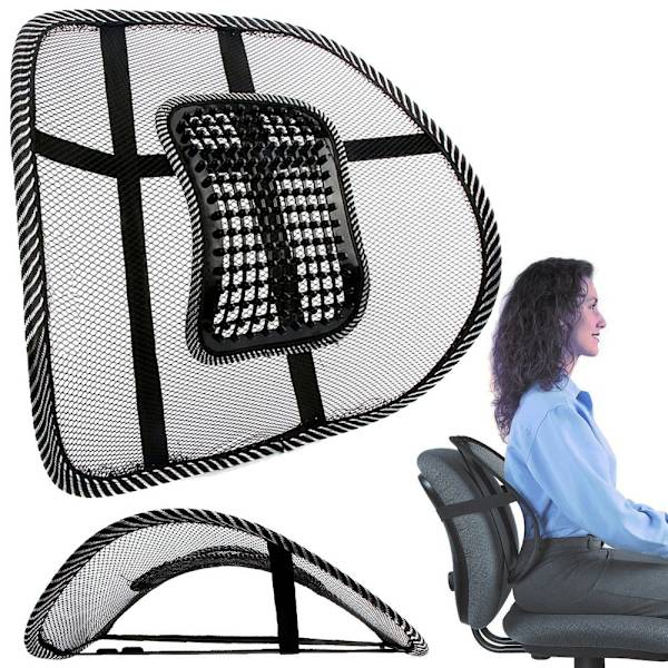 Ergonomisk Lændestøtte - Ryglæn til stol & bilsæde_MGF 1-Pack