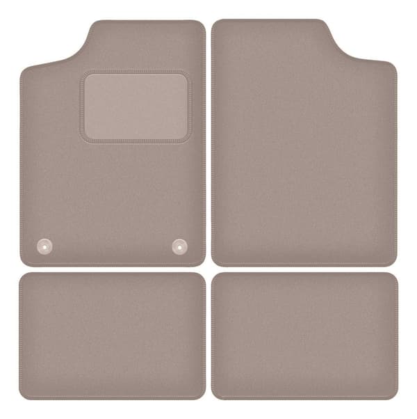 Beige velourmåtter til: Citroen AX hatchback (1986-1998)_MGF