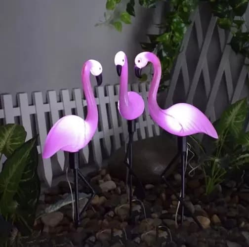 Havelampe Flamingo - Solcelle_MGF Pink