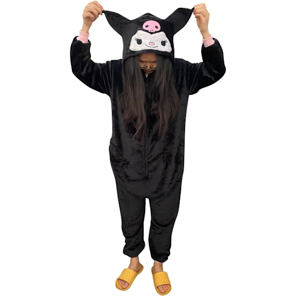 Damen Onesie, Voksen Herre Jumpsuit, Kigurumi Onesie, Unicorn Pyjamas, Flanell Pyjamas, Dyre Onesie, Halloween Kostyme, Juleklær, Kuromi L