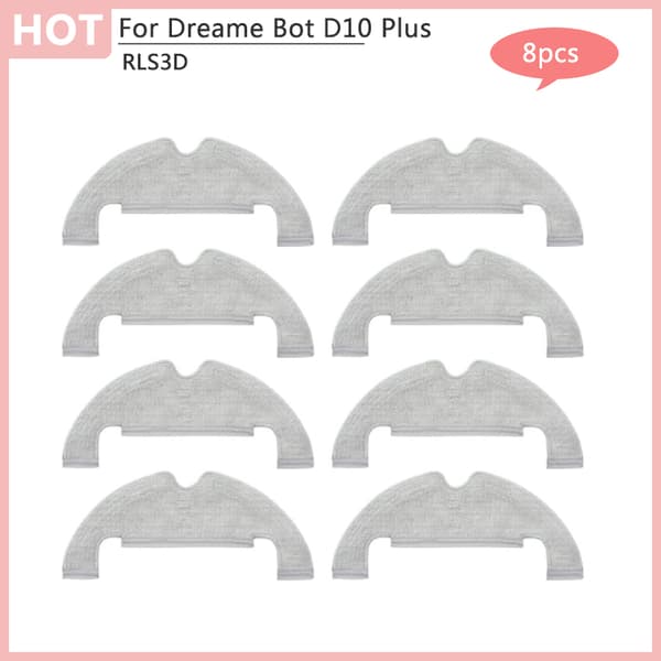 Moppiliina Dreame Bot D10 Plus/RLS3D/Z10 Pro/L10 Plus harmaa Gray