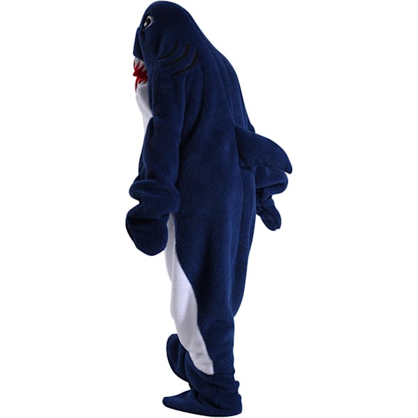 Barn unisex jumpsuits, 2023 kostyme dyreonesie nattkjole pyjamas hettegenser cosplay kigurum nattøy jul Halloween Shark4 140