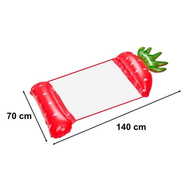 Poolmadras med net_MGF Strawberry
