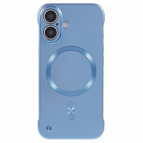 iPhone 16 Plus Deksel, Kompatibelt med MagSafe Hard PC Rammeløst Telefonskall - Perfekt Stil C_MGF Style C