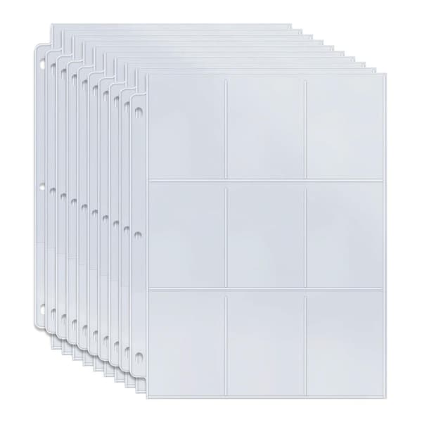 Plastlommer for Samlekort - Kortlommer 9-lommers_MGF 100-Pack
