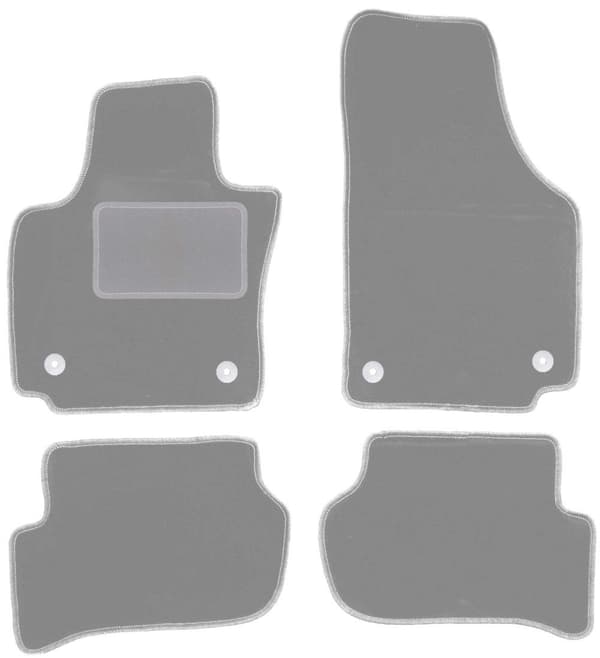 Grå bilmatter for: Seat Toledo III minivan (2004-2012)_MGF