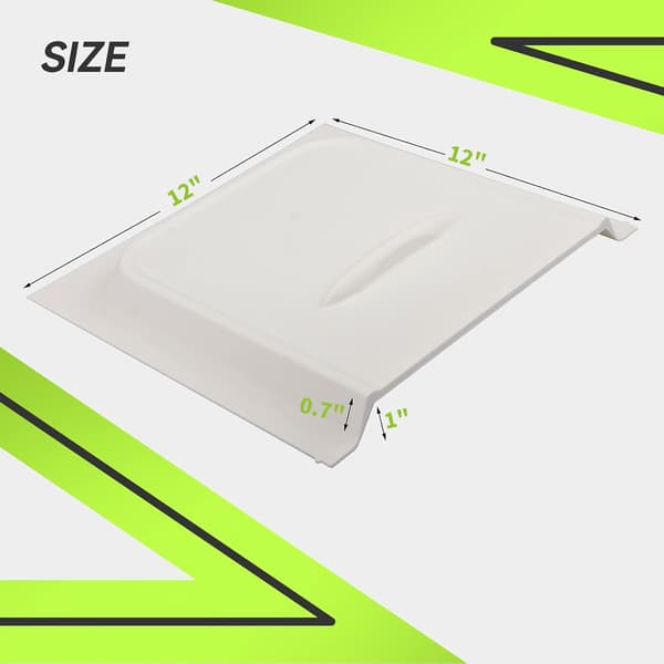 Bobilsmyggnettdør skyvepanel - 30,5 cm - hvit - med stopper