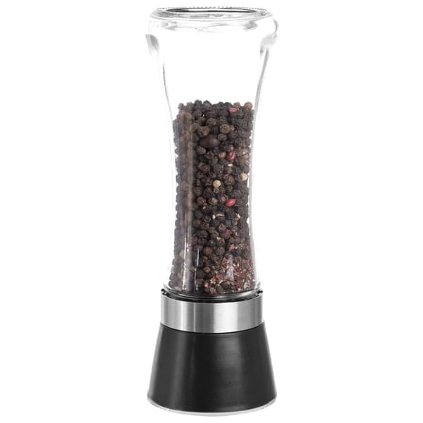 Salt- og peberkværn i glas, 2 stk., 18,5 cm_MGF