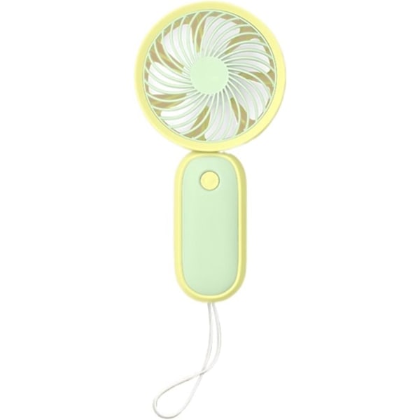 Mini Riippuva Köysi Pieni Tuuletin USB-lataus Sähkötuuletin Kannettava Hiljainen Kädessä Pidettävä Tuuletin (Vihreä) Green