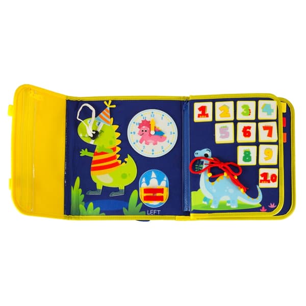 Montessori Ryggsäck Aktivitetsbräda Blå_MGF