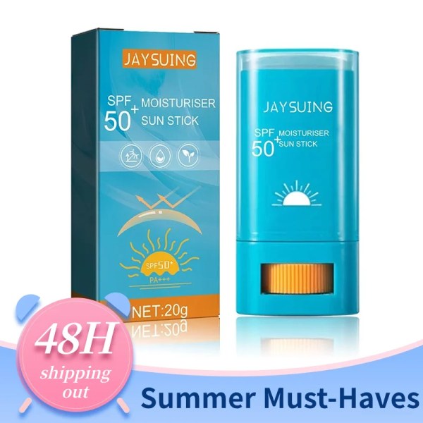 Solskyddskräm Stick SPF 50+ UV-skyddande Antioxidativ solkräm Isoleringskräm Lätt Korea för alla hudtyper Kosmetika 20g 20g