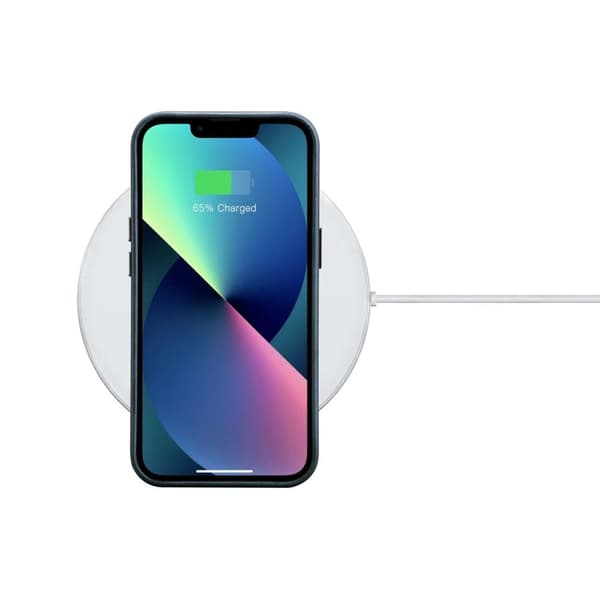 iPhone 14 Plus Magnetiskt Läderfodral med MagSafe Oljevax Premium Läderfodral Marinblå_MGF