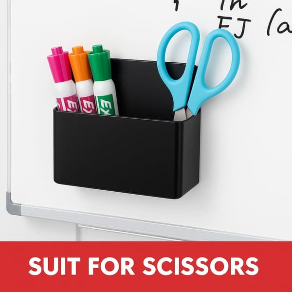 2-delad ABS Magnetisk Organizer - Skåp- & Kylskåpstillbehör Svart