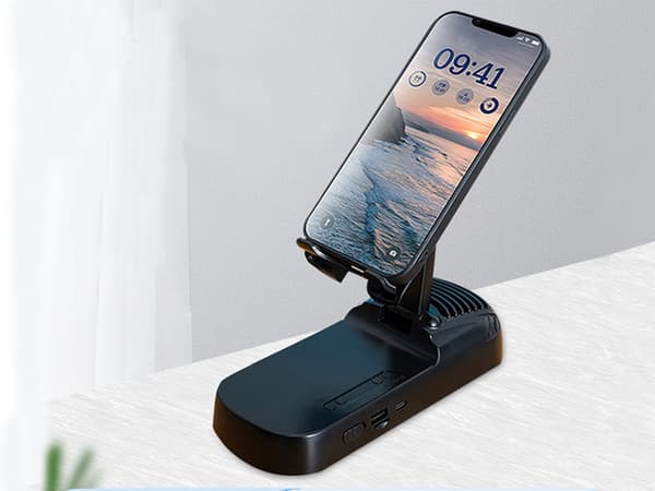 Bluetooth-kaiutin - Teleskooppijalusta virtapankilla_MGF