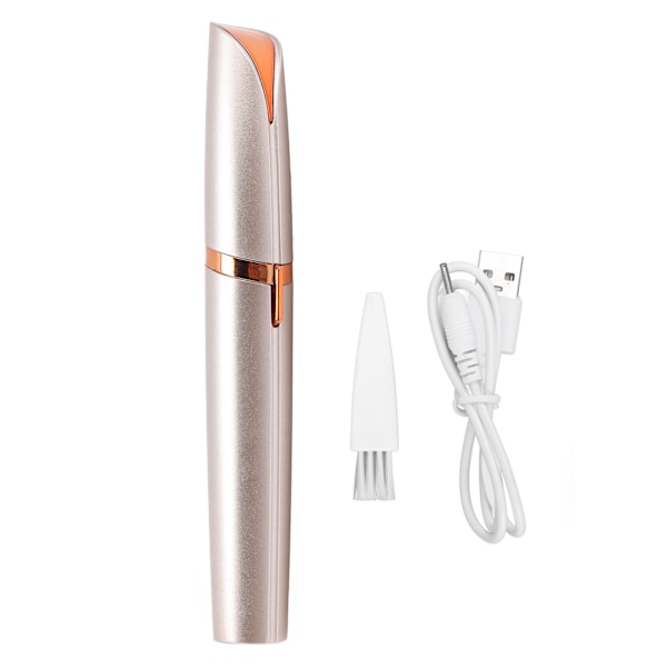 Kulmakarvatrimmeri Sähköinen USB-lataus Kasvokarvojen Kulmakarvojen Poistoaine Kannettava Miehille Naisille 0.1