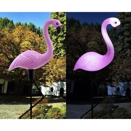 Havelampe Flamingo - Solcelle_MGF Pink