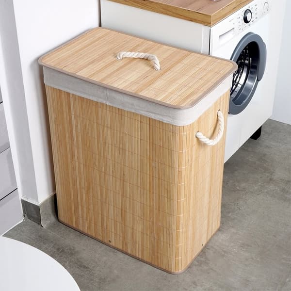 Beige tvättkorg i bambu 90 l_MGF