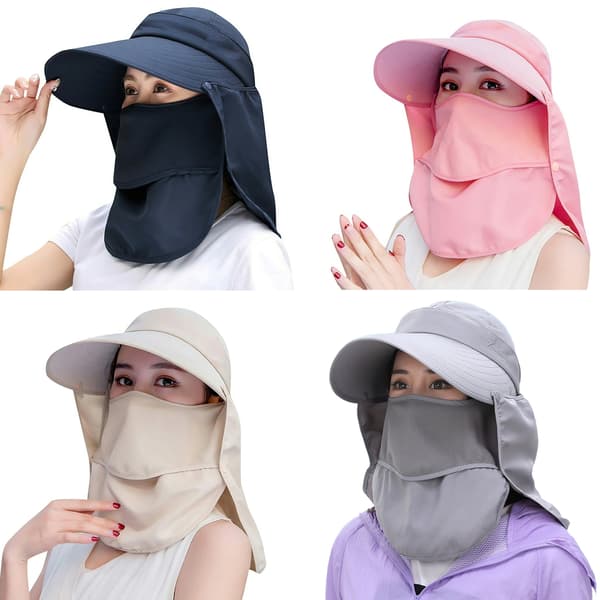Solbeskyttelse Foldbar UV-beskyttelse Fiskehat Solhat Rosa