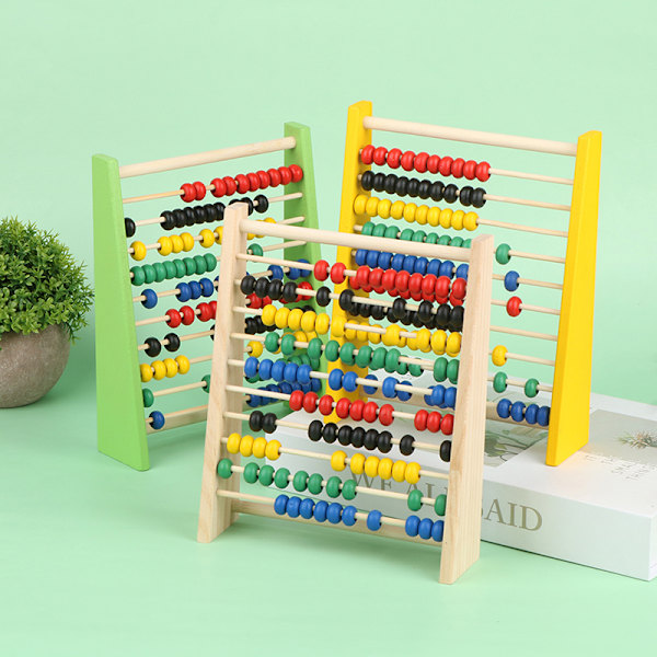 Matematikk Trelekekuler Regnebrett Pedagogiske Leker for 3-6 År Apricot