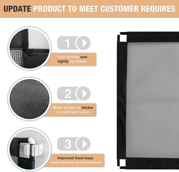 1 x 80*100 cm aita, koiraportti Magic gate koiran turva-aita Helppo