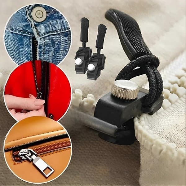 Fix Zip Puller, Universal Lynlåsreparatør, Lynlås Slider Reparationssæt, til Syning af Tøj, Rygsække_OF