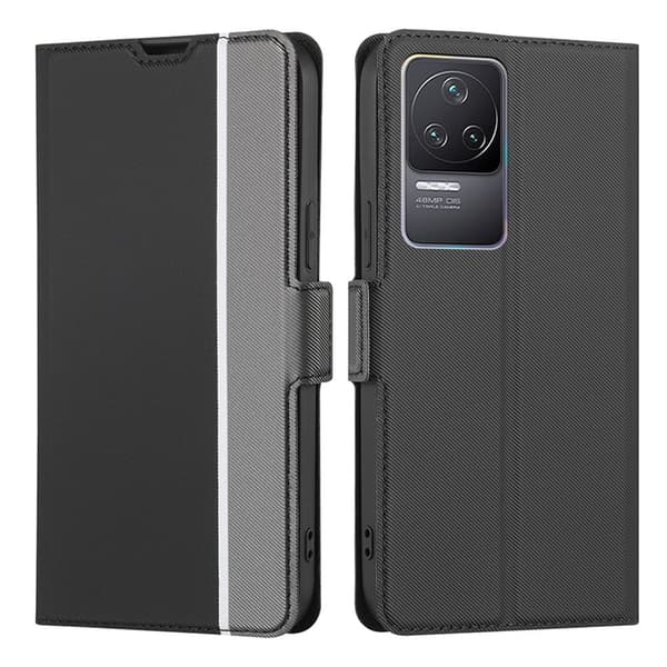 INF Beskyttende PU-lædercover til Redmi Note 14 Pro/Pro+ (Global) - Sort