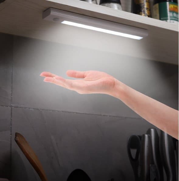 INF LED lyslist med bevegelsessensor 3-pakning Hvit