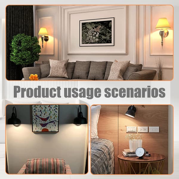 Battery Operated Light Bulbs E26/ E27 with Remote Control White White
