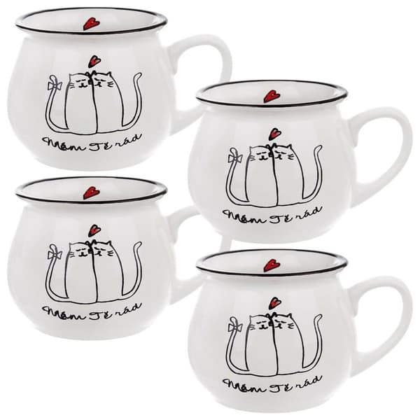 Keraaminen muki 300 ml 4 kpl._MGF