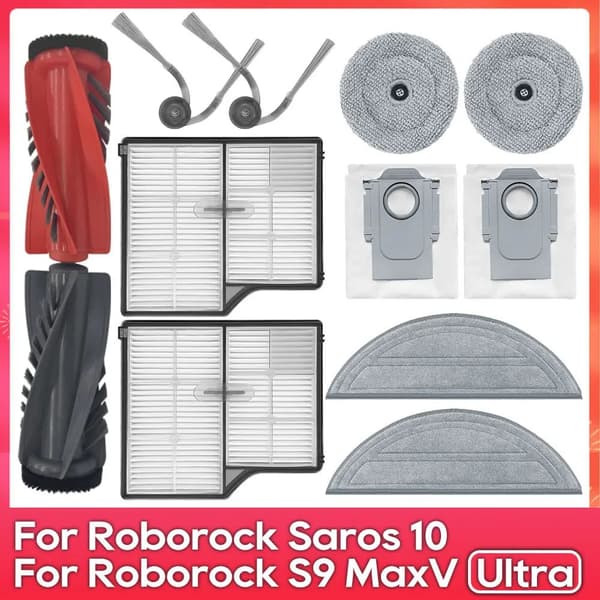 Erstatningssett for Roborock Saros 10/S9 MaxV Ultra