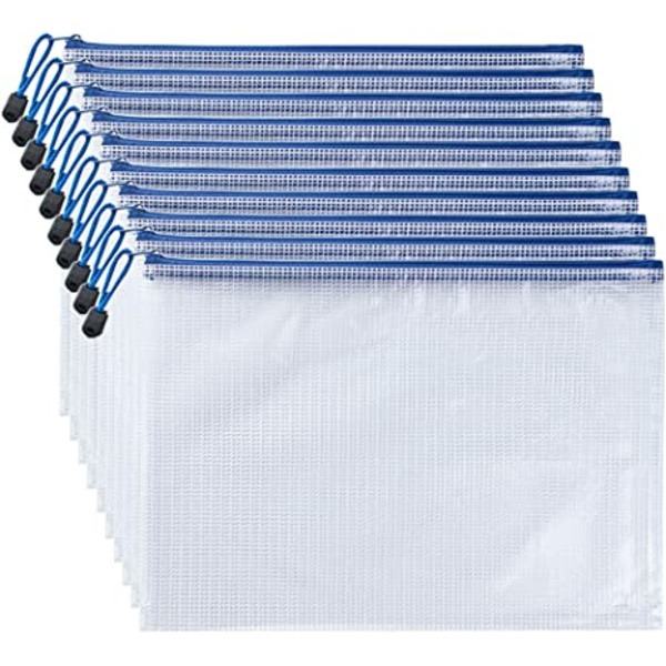 24 stk. transparente ziplock-poser A4/A5