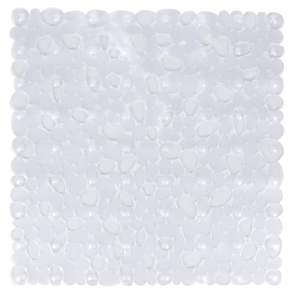 Halkfri duschmatta, transparent, 51x51 cm_MGF