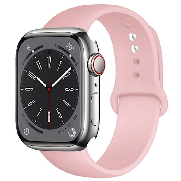 Silikonearmbånd Holdbart Apple Watch 38mm/40mm/41mm Grå Grå m