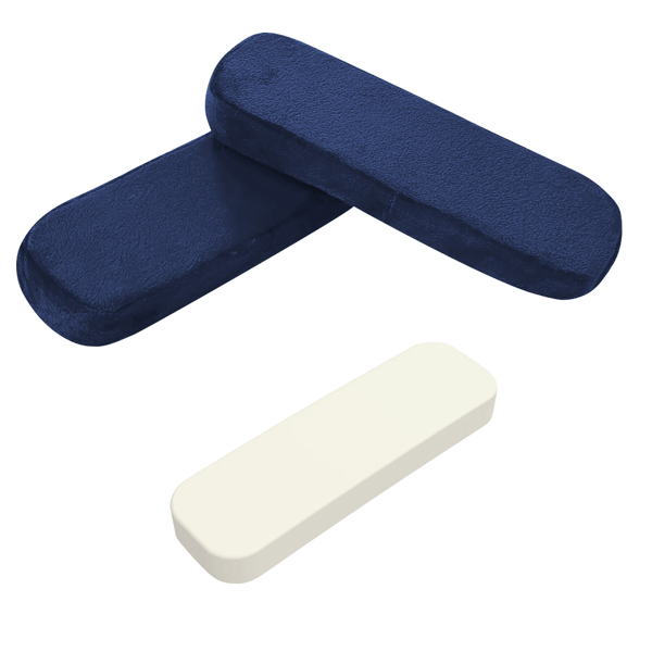 Padded Armrests / Armrest Cushions for Chairs Blue Blue