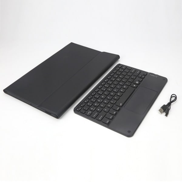 Bluetooth Keyboard Case with Touchpad and Backlight - Compatible with Samsung Tab S10 FE Plus 13.1 inch 2025