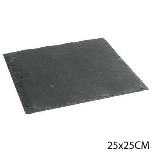 Skifer serveringsbrett 25 x 25 cm_MGF