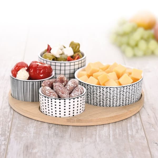 Skålar Tallrik Snacks Skål Förrätter Tapas Såser Dipp Dippbräda_MGF